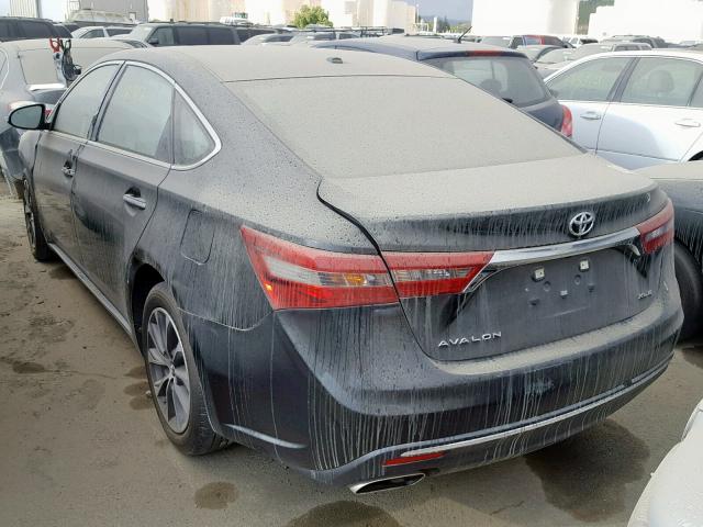 4T1BK1EB6GU211625 - 2016 TOYOTA AVALON XLE BLACK photo 3