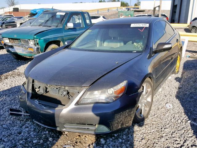 JH4KB2F63AC002575 - 2010 ACURA RL BLACK photo 2