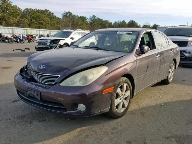 JTHBA30GX55115959 - 2005 LEXUS ES 330 MAROON photo 2