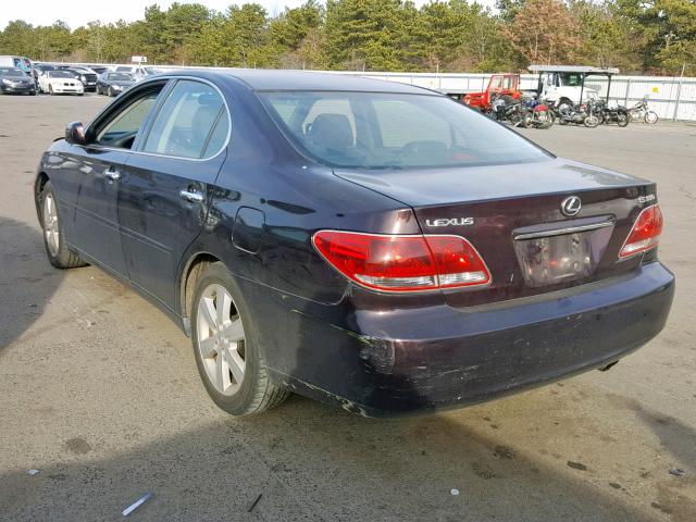 JTHBA30GX55115959 - 2005 LEXUS ES 330 MAROON photo 3