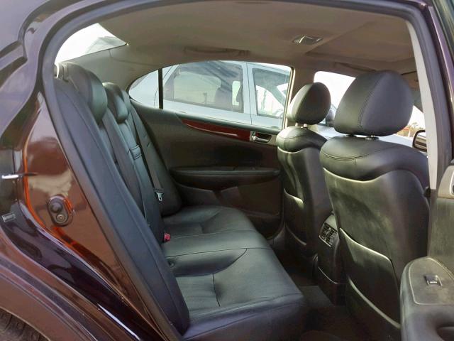 JTHBA30GX55115959 - 2005 LEXUS ES 330 MAROON photo 6