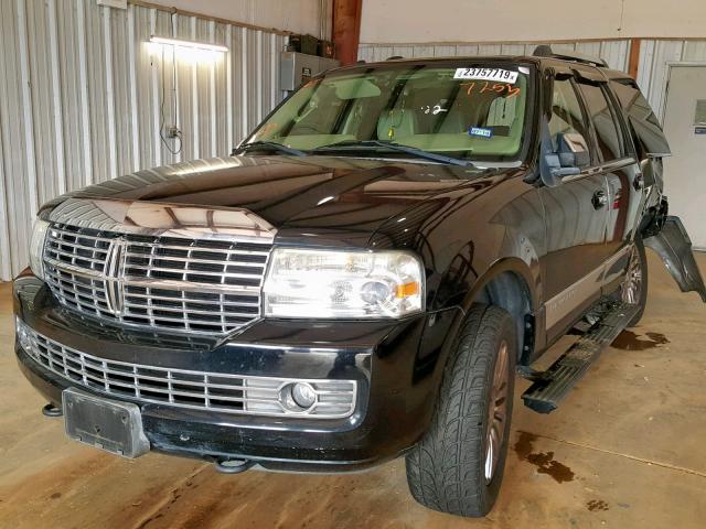 5LMFU27548LJ17255 - 2008 LINCOLN NAVIGATOR BLACK photo 2