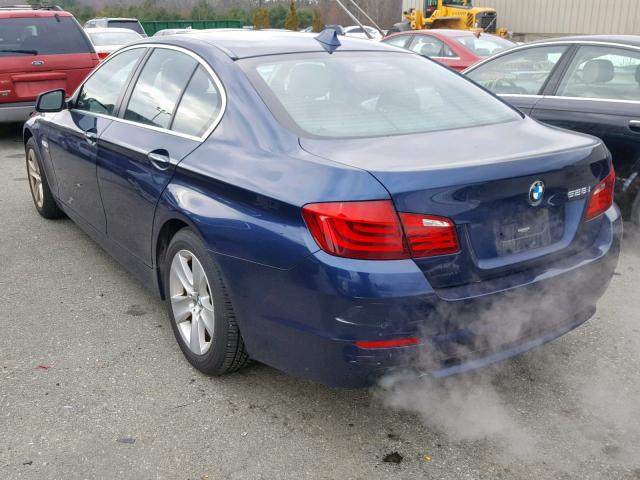 WBAXH5C56CDW02052 - 2012 BMW 528 XI BLUE photo 3