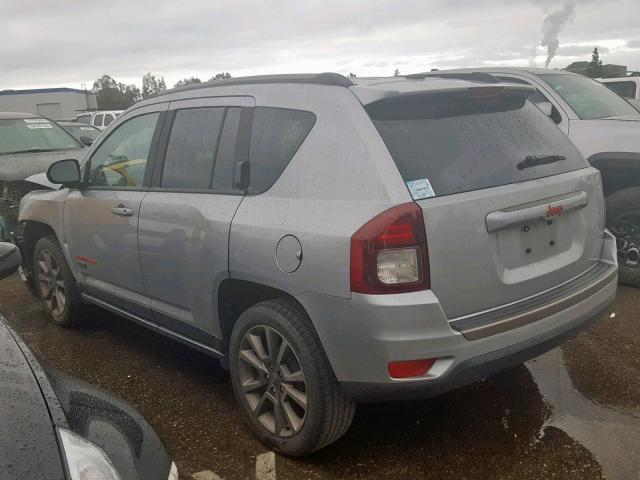 1C4NJCBB2GD801339 - 2016 JEEP COMPASS SP SILVER photo 3