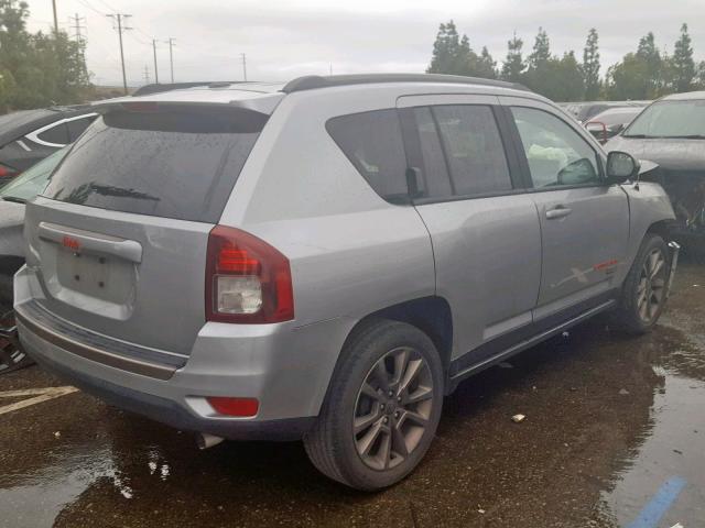 1C4NJCBB2GD801339 - 2016 JEEP COMPASS SP SILVER photo 4