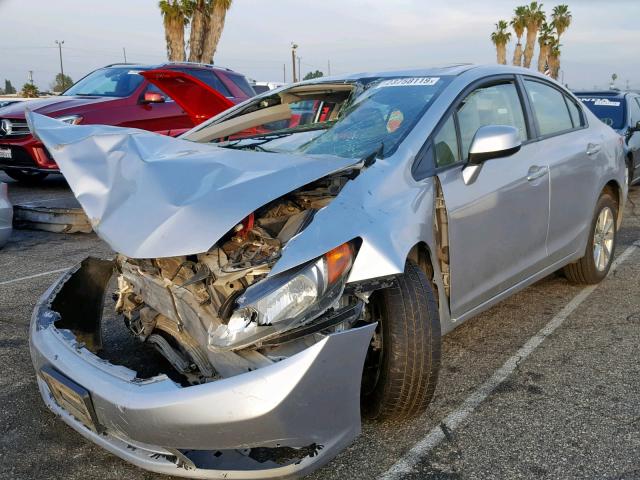 19XFB2F96CE322854 - 2012 HONDA CIVIC EXL 银色 照片 2