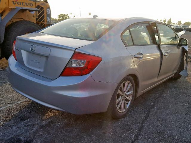 19XFB2F96CE322854 - 2012 HONDA CIVIC EXL 银色 照片 4