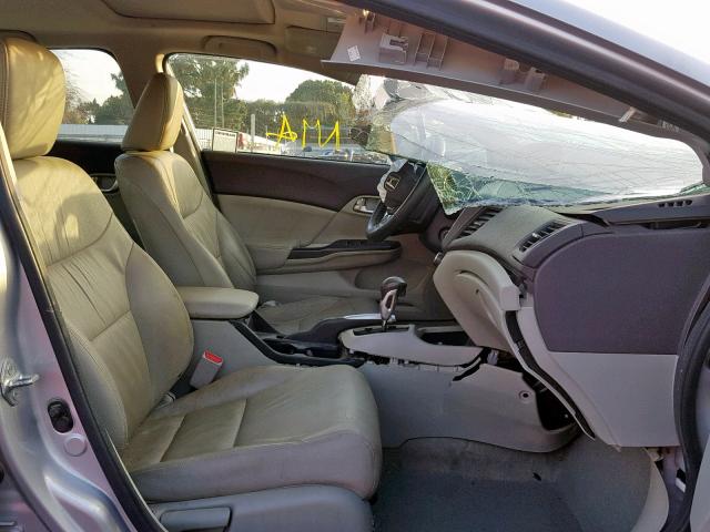 19XFB2F96CE322854 - 2012 HONDA CIVIC EXL 银色 照片 5