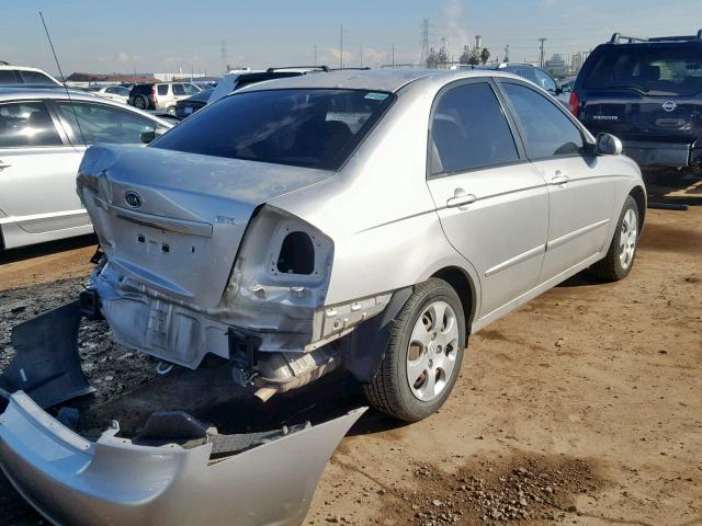 KNAFE222X95590338 - 2009 KIA SPECTRA EX SILVER photo 4