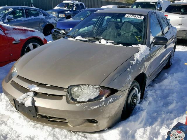 1G1JF52F047174108 - 2004 CHEVROLET CAVALIER L BEIGE photo 2