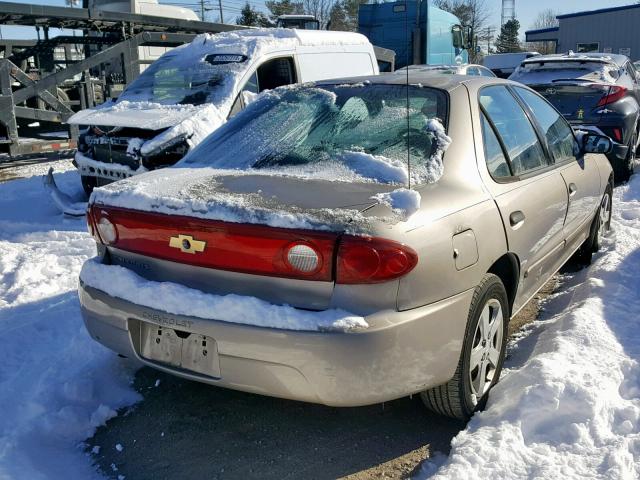 1G1JF52F047174108 - 2004 CHEVROLET CAVALIER L BEIGE photo 4