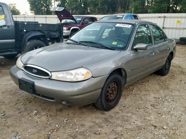 1FAFP6635XK122075 - 1999 FORD CONTOUR SE GRAY photo 2