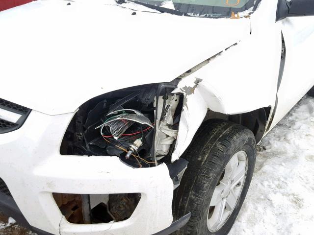 KNDKGCA33A7672111 - 2010 KIA SPORTAGE L WHITE photo 9