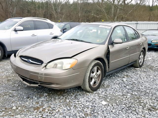 1FAFP55202A266182 - 2002 FORD TAURUS SES GOLD photo 2