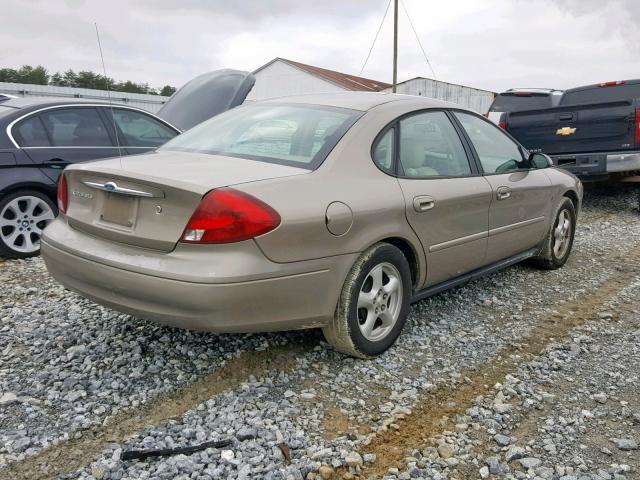 1FAFP55202A266182 - 2002 FORD TAURUS SES GOLD photo 4