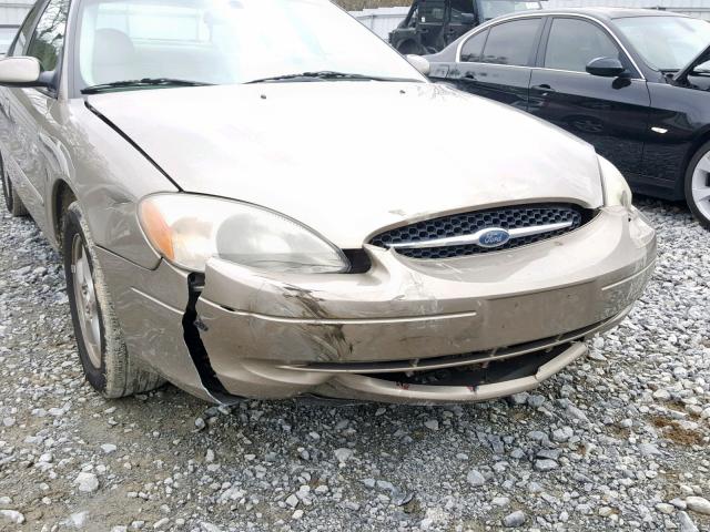 1FAFP55202A266182 - 2002 FORD TAURUS SES GOLD photo 9