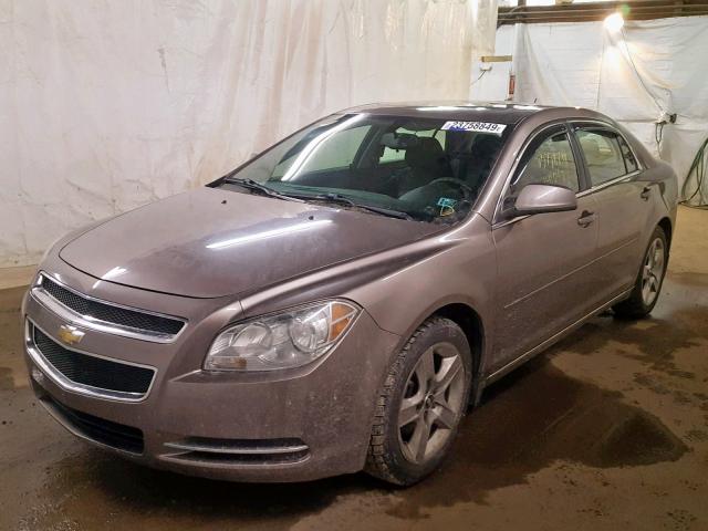 1G1ZC5E0XAF221469 - 2010 CHEVROLET MALIBU 1LT GRAY photo 2