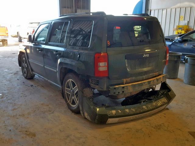 1J4FT48B59D172040 - 2009 JEEP PATRIOT LI GREEN photo 3