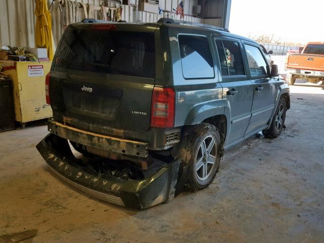 1J4FT48B59D172040 - 2009 JEEP PATRIOT LI GREEN photo 4