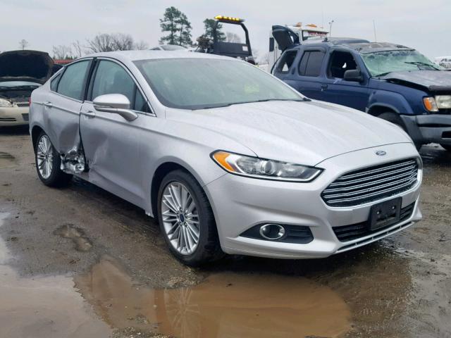 1FA6P0HD6G5114410 - 2016 FORD FUSION SE SILVER photo 1