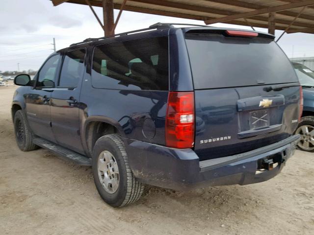 3GNFC16068G198130 - 2008 CHEVROLET SUBURBAN C BLUE photo 3