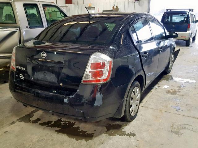 3N1AB61E98L748615 - 2008 NISSAN SENTRA 2.0 BLACK photo 4