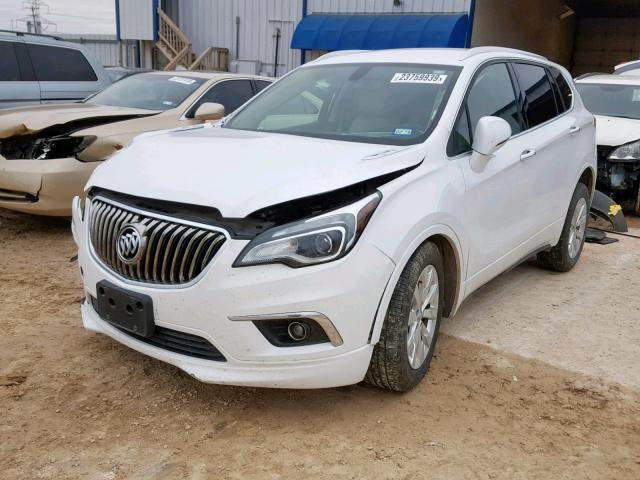 LRBFXBSA1HD126409 - 2017 BUICK ENVISION E WHITE photo 2