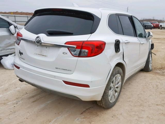 LRBFXBSA1HD126409 - 2017 BUICK ENVISION E WHITE photo 4