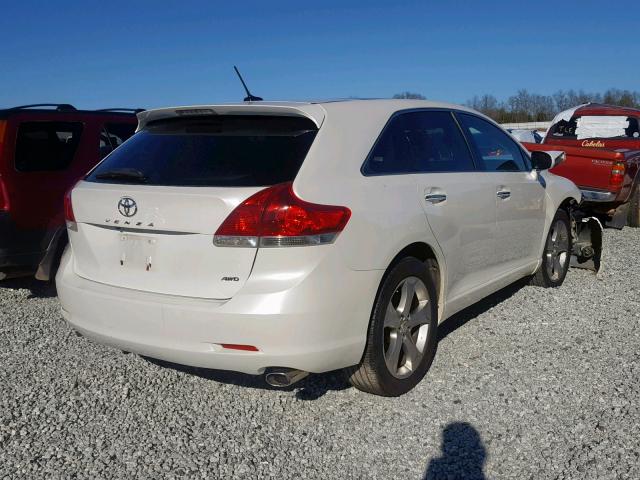 4T3BK11A49U016985 - 2009 TOYOTA VENZA BASE WHITE photo 4