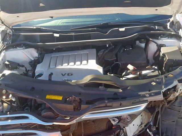 4T3BK11A49U016985 - 2009 TOYOTA VENZA BASE WHITE photo 7