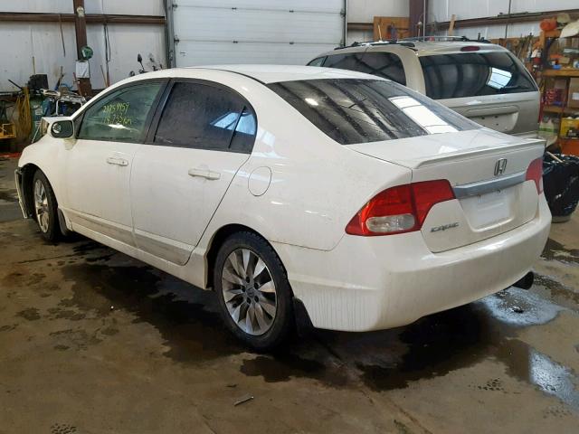 2HGFA1F08BH012336 - 2011 HONDA CIVIC EXL WHITE photo 3