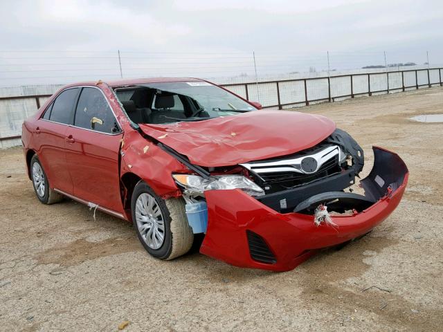 4T1BD1FK1DU096176 - 2013 TOYOTA CAMRY HYBR RED photo 1