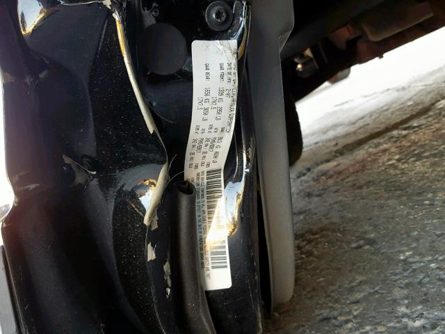 1J8HH48K87C607788 - 2007 JEEP COMMANDER BLACK photo 10