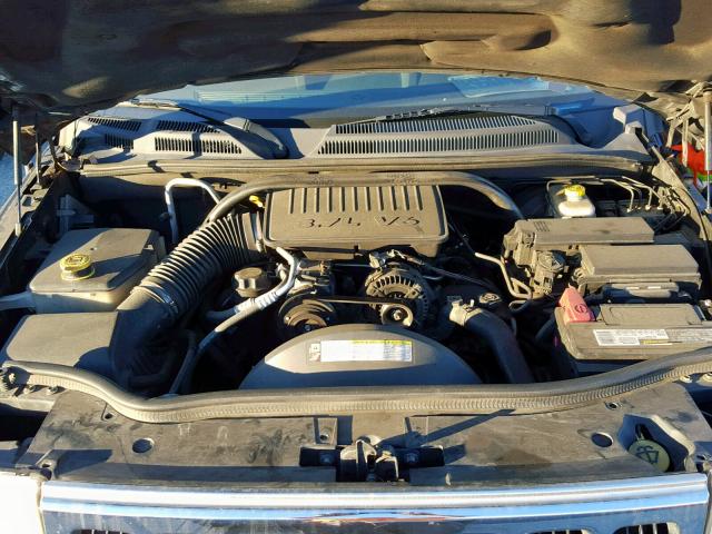 1J8HH48K87C607788 - 2007 JEEP COMMANDER BLACK photo 7