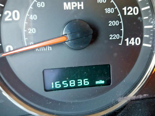 1J8HH48K87C607788 - 2007 JEEP COMMANDER BLACK photo 8