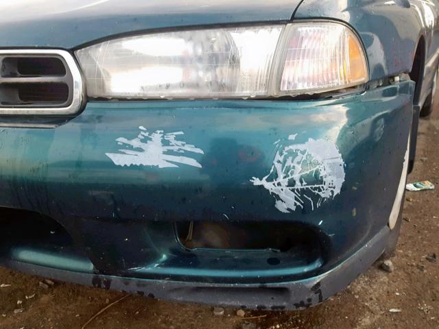 4S3BD4350W7203708 - 1998 SUBARU LEGACY L GREEN photo 9