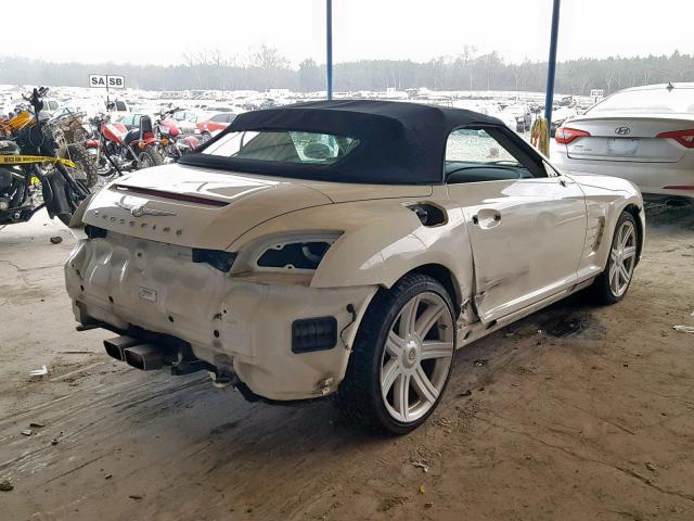 1C3AN65L46X064526 - 2006 CHRYSLER CROSSFIRE WHITE photo 4