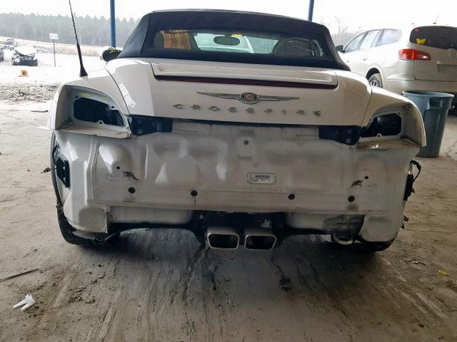 1C3AN65L46X064526 - 2006 CHRYSLER CROSSFIRE WHITE photo 9