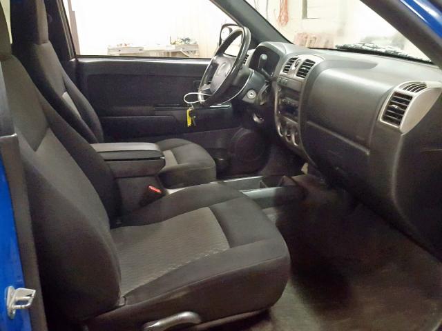 1GCDT13E878117603 - 2007 CHEVROLET COLORADO BLUE photo 5