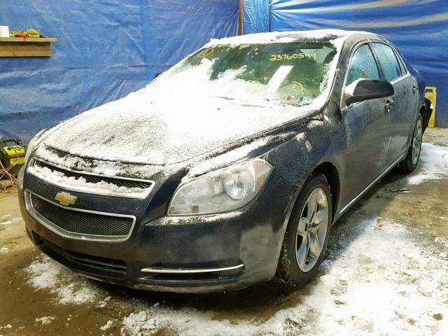 1G1ZC5EB4AF278364 - 2010 CHEVROLET MALIBU 1LT BLUE photo 2