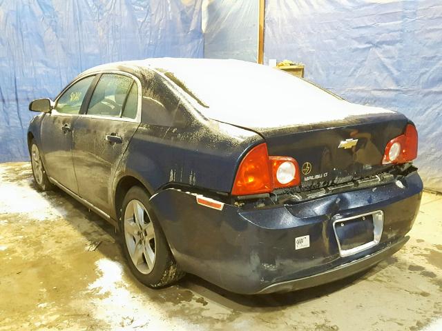 1G1ZC5EB4AF278364 - 2010 CHEVROLET MALIBU 1LT BLUE photo 3