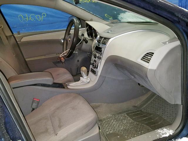 1G1ZC5EB4AF278364 - 2010 CHEVROLET MALIBU 1LT BLUE photo 5