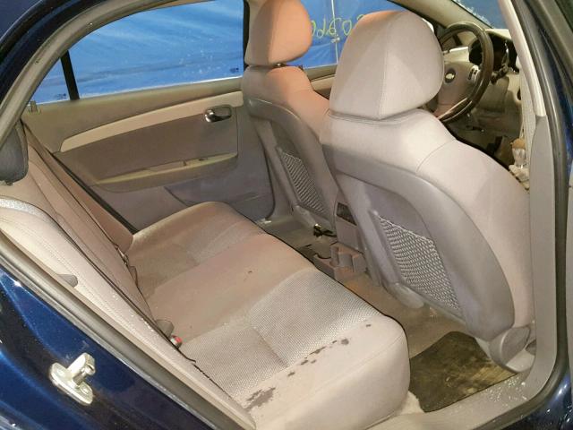 1G1ZC5EB4AF278364 - 2010 CHEVROLET MALIBU 1LT BLUE photo 6