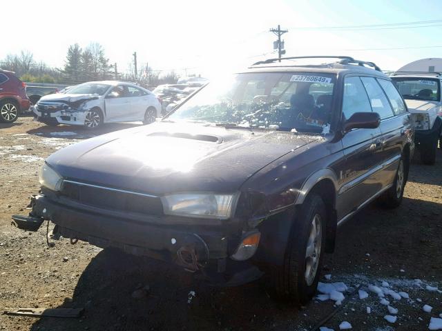 4S3BG6857X7627934 - 1999 SUBARU LEGACY OUT MAROON photo 2