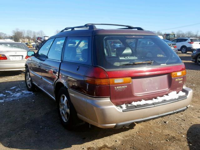 4S3BG6857X7627934 - 1999 SUBARU LEGACY OUT MAROON photo 3