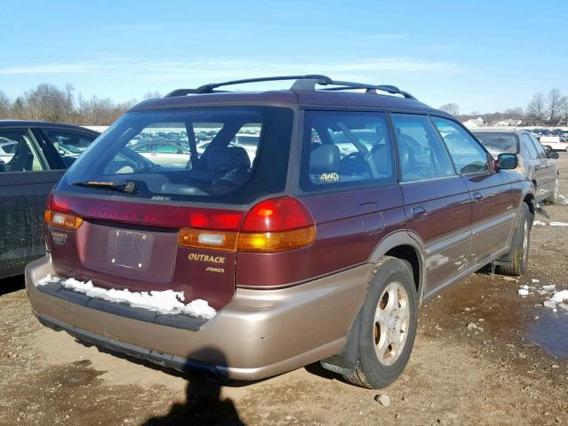 4S3BG6857X7627934 - 1999 SUBARU LEGACY OUT MAROON photo 4