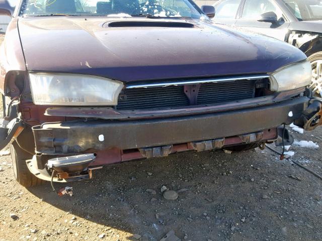 4S3BG6857X7627934 - 1999 SUBARU LEGACY OUT MAROON photo 9