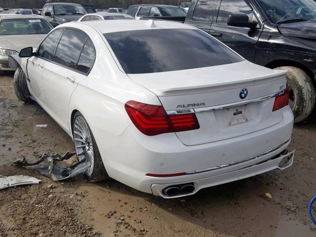 WBAYE8C51EDS16060 - 2014 BMW 750 LI WHITE photo 3