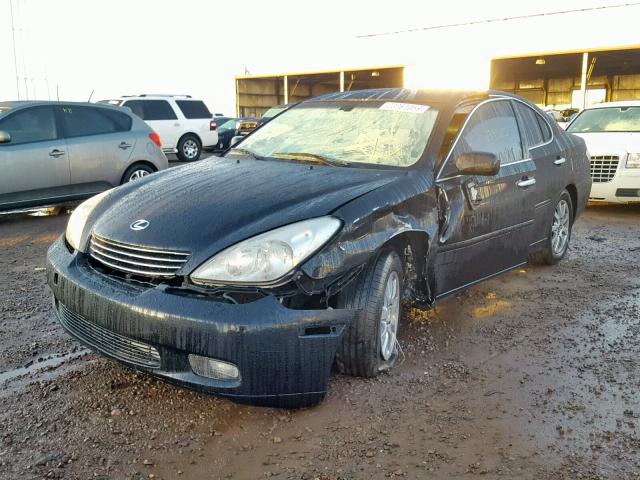 JTHBF30G220028681 - 2002 LEXUS ES 300 BLACK photo 2