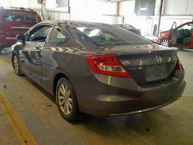 2HGFG3B08CH528763 - 2012 HONDA CIVIC EXL CHARCOAL photo 3